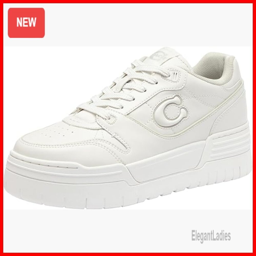 Leather Platform Sneakers with Manhattan Map Sole, Chunky Design